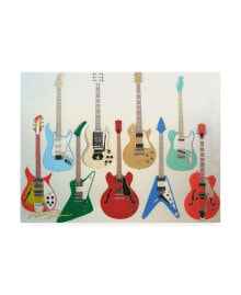 Trademark Global patrick Sullivan Guitars Electric Canvas Art - 15.5