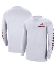 Nike men's White Alabama Crimson Tide Heritage Max 90 Long Sleeve T-shirt