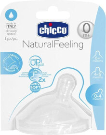 Соски для детских бутылочек Chicco 00081011100000 соска для бутылочек Силиконовый Круглый медленный поток