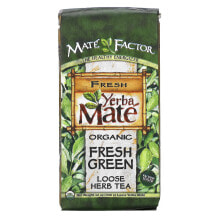 Травяные сборы и чаи Мэйт Фактор, Органический йерба мате, свежий зеленый листовой чай, 12 унций (340 г)