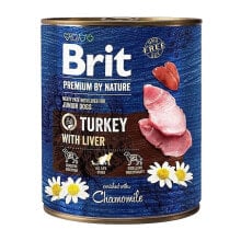 BRIT Premiumnature junior turkey with liver wet dog food 800g