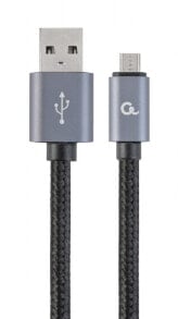 Cablexpert CCB-MUSB2B-AMBM-6 USB кабель 1,8 m USB 2.0 USB A Micro-USB B Черный