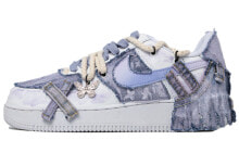 【定制球鞋】 Nike Air Force 1 Low 定制界的达芬奇 y2k 复古 千禧风 辣妹 梦幻 低帮 板鞋 女款 紫白 / Кроссовки Nike Air Force DD8959-100