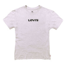 Мужские спортивные футболки Мужская спортивная футболка белая с логотипом Levis  Unisex Housemark Graphic Short Sleeve T-Shirt