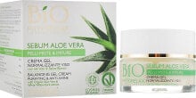 Ausgleichende und reinigende Gesichtsgel-Creme mit Aloe Vera und mattem Finish - Phytorelax Laboratories Bio Phytorelax Sebum Aloe Vera Gel Cream