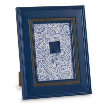 Photo frame Crystal Blue Plastic 21 x 26 x 2 cm