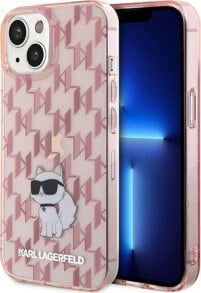 Karl Lagerfeld Karl Lagerfeld Monogram Choupette - Etui iPhone 15 (różowy)