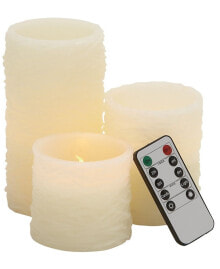 Traditional Flameless Candle, Set of 3