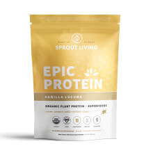 Сывороточный протеин Sprout Living Epic Organic Plant Protein Растительный протеин с 19 г растительного белка на порцию  455 г с ванильным вкусом