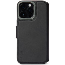 Leather MagSafe Modu Wallet iPhone 14 Pro Black