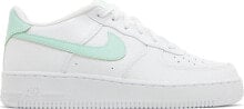 [CT3839-105] Grade School Nike Air Force 1 Low (GS) 'Mint Swoosh'