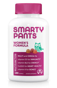 Витамины и БАДы для женщин SmartyPants Women's Complete Multivitamin Мультивитамины для женщин 180 пастилок