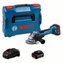 Bosch Akku-Winkelschleifer GWS 18V-10 P, 2x 5,0 Ah + Ladegerät in L-BOXX 136 купить онлайн