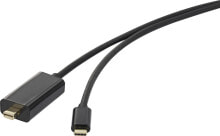 Renkforce RF-3421676 - 3 m - USB Type-C - Mini DisplayPort - Male - Male - Straight
