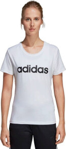 Футболки adidas Koszulka damska D2m Lo Tee biała r. XS (DU2080)