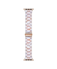 Posh Tech claire Blush Tortoise Resin Link Band for Apple Watch, 42mm-44mm