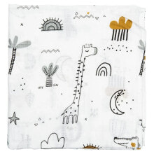 BIMBIDREAMS Jungla 120X120 Cm Bamboo Muslin