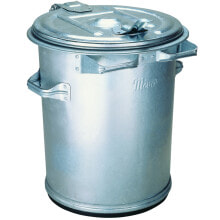 Мусорные ведра и баки Metal container RETRO pail for hot ash made of galvanized sheet metal 70L