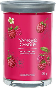 Duftkerze mit Ständer Rote Himbeere mit 2 Dochten - Yankee Candle Red Raspberry Tumbler