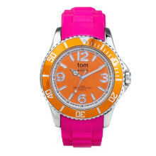 Женские наручные часы Женские наручные часы с розовым силиконовым ремешком Tom Watch WA00122 ( 44 mm)