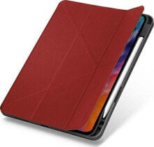 Чехлы для планшетов etui на планшете Uniq UNIQ etui Transforma Строгость iPad Air 10,9 (2020) червоный/коралловый красный Атнимикробный