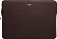 Torba dbramante Paris - Saffiano full-grain leather sleeve for Laptop 15"/MacBook Pro 16" 2019 - Dark Chocolate купить онлайн