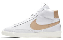 Nike Blazer Mid Premium 防滑轻便 中帮 板鞋 男女同款 白粉 / Кроссовки Nike Blazer Mid Premium CU6679-100