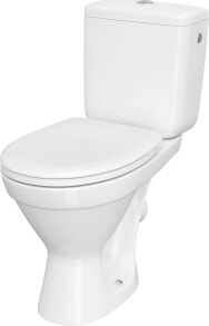 Купить унитазы, писсуары, биде Cersanit: Zestaw kompaktowy WC Cersanit Cersania ll 65.5 cm cm biały (K11-2339)