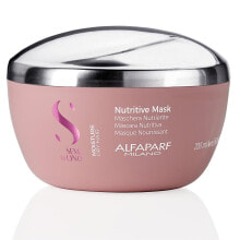 Alfaparf Semi Di Lino Moisture And Nutritive Hair Mask Увлажняющая и питательная маска для волос 200 мл