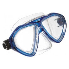 Masks and snorkels for scuba diving