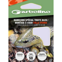 Грузила, крючки, джиг-головки для рыбалки gARBOLINO COMPETITION Special Trout A Cran Tied Hook Nylon 16