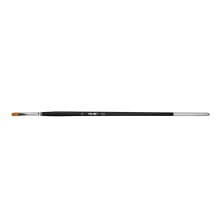 MILAN Polybag 6 Premium Synthetic CatS Tongue Paintbrushes With Long Handle Series 642 Nº 6