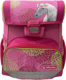 Herlitz Loop Plus Bloomy Horse Schulranzen Set 4-teilig pink