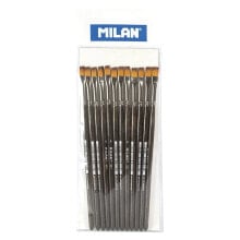 MILAN Flat Synthetic Bristle Paintbrush Series 321 No. 6