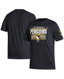Men's Black Pittsburgh Penguins Reverse Retro 2.0 Fresh Playmaker T-shirt