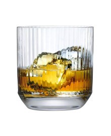 Nude Glass big Top Whiskey Glass, Set of 4