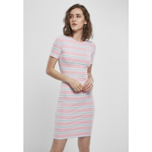 URBAN CLASSICS Stretch Stripe Dress