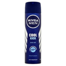Nivea Cool Kick Antiperspirant Spray for Men Охлаждающий и освежающий мужской спрей-антиперспирант 150 мл