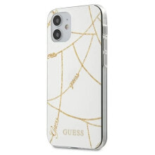 GUESS Guhcp12Spcuchwh iPhone 12 Mini 5.4 Chain Collection phone case