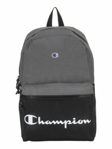 Мужской спортивный рюкзак серый черный с логотипом Champion Manuscript Backpack, Heather Grey
