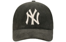MLB 大标Logo刺绣 棒球帽 男女同款 黑灰 / Шапка MLB Logo 32CPYG011-50Z
