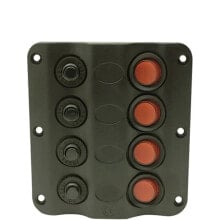 SEACHOICE Led Switch Panel 4 Gang