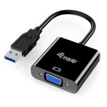 EQUIP 133384 USB 3.0 To VGA M/F Adapter