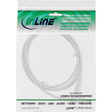 InLine DC extension cable - DC male/female 4.0x1.7mm - AWG 18 - white 1m