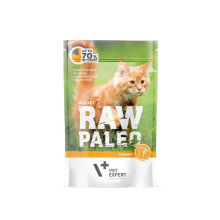 RAW PALEO Adult turkey wet cat food 100g