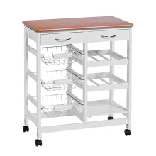 Serving tables and carts