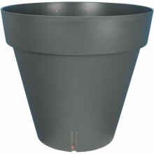 Plant pot Riss RIV3580795930760 Grey polypropylene Plastic Circular