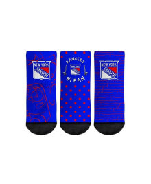 Toddler Boys and Girls Socks New York Rangers #1 Fan 3-Pack Crew Socks Set купить в интернет-магазине