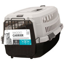 M-PETS Carrier Bag Viaggio Carrier M - 68x47.6x45cm - Black and Gray - For dogs
