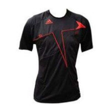 Мужские спортивные футболки Мужская футболка спортивная черная однотонная для фитнеса  Referee jersey adidas M P07355